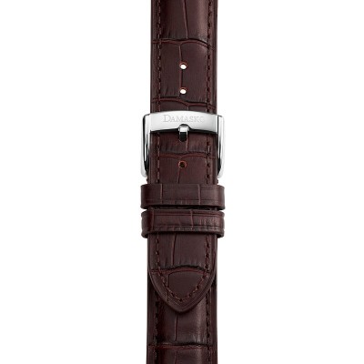 Leather strap with alligator embossing "Classic Nubuck"